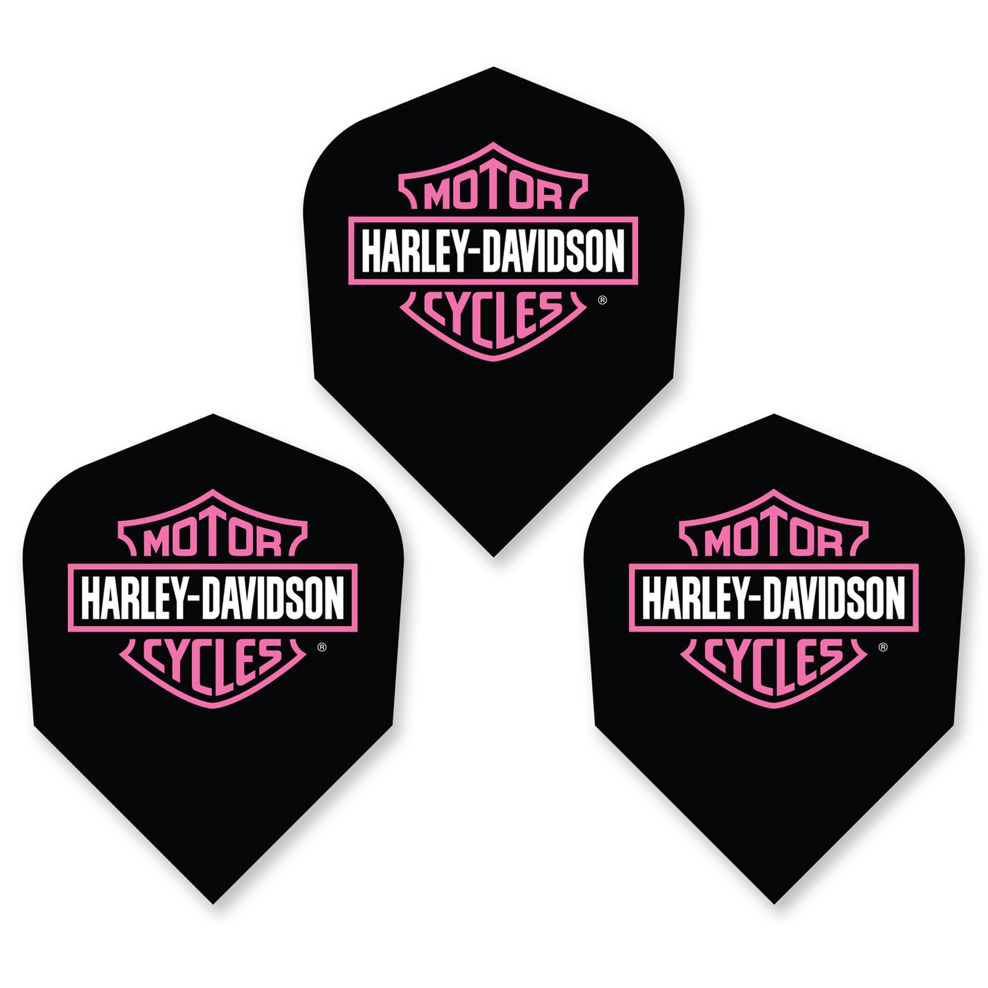 DW Harley Davidson Pink Logo NO6 Darts Flights