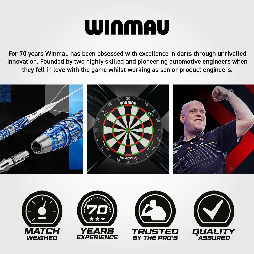 Winmau Blade X Black Red - Dartboard Surround - Dartshopper.com