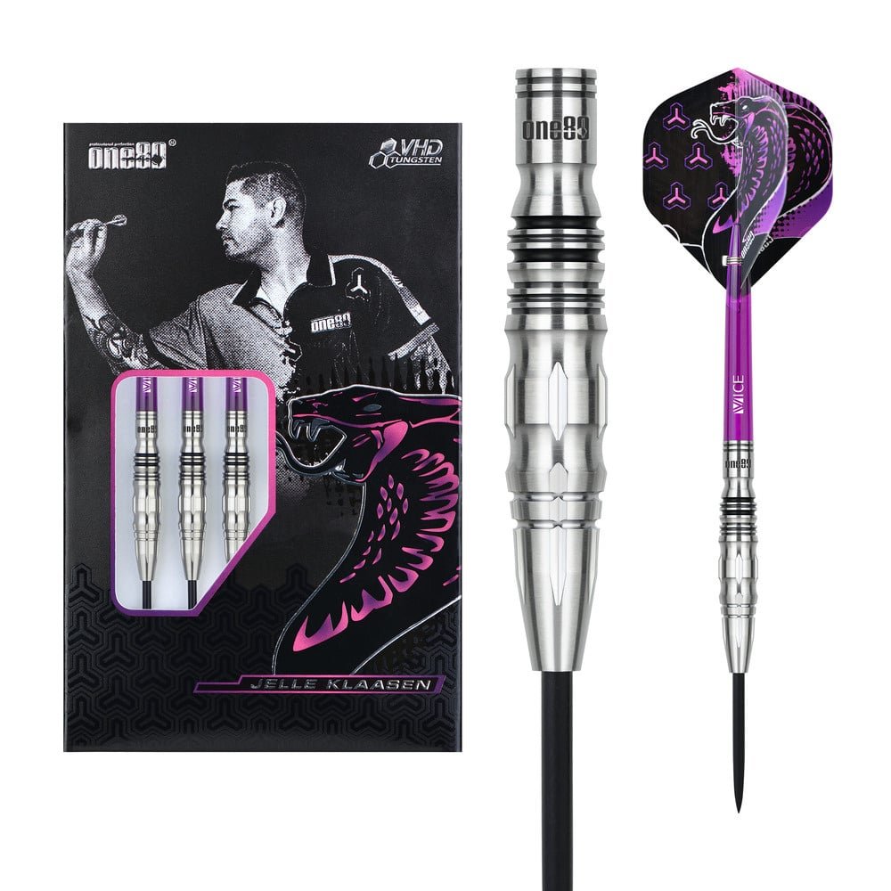 ONE80 Jelle Klaasen V2 VHD 90% - Steel Tip Darts - Dartshopper.com