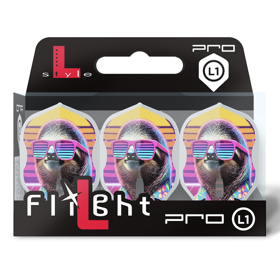 L-Style L1 Pro Sunset Sloth Dartshopper Exclusives Darts Flights