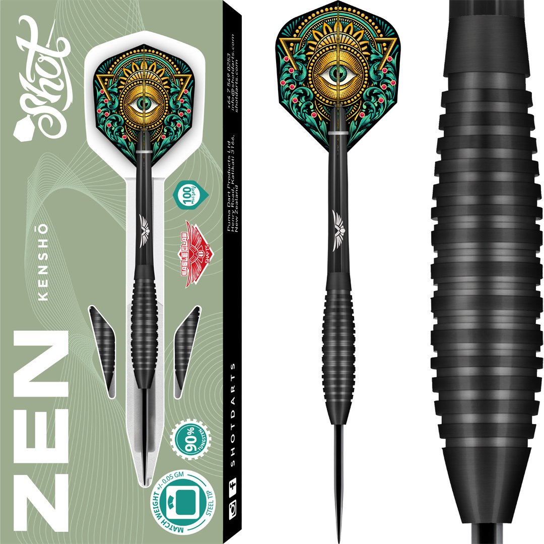 Shot Zen Kensho 90% - Steel Tip Darts - Dartshopper.com