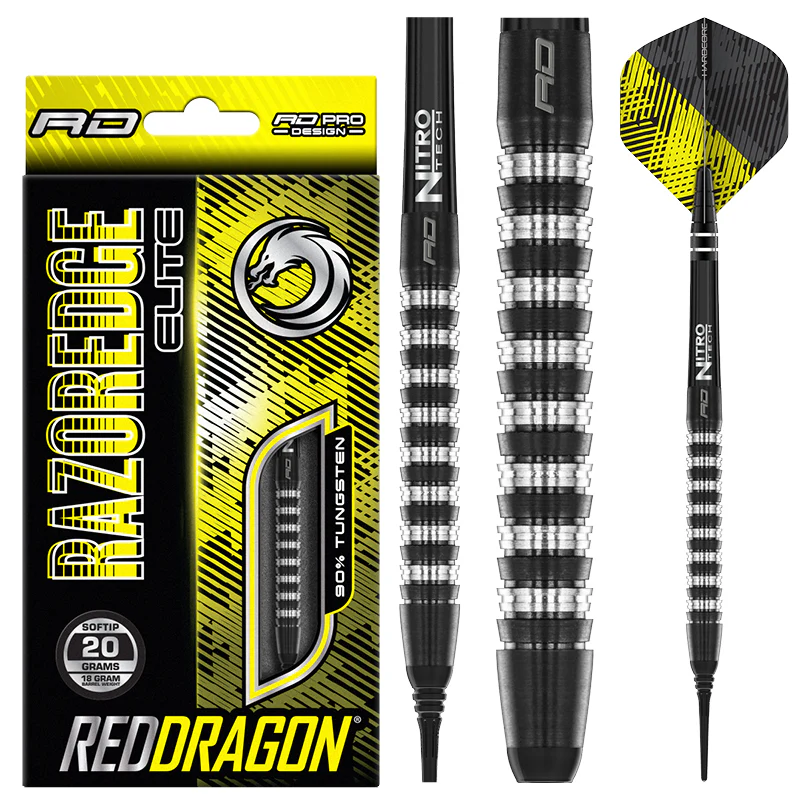 Red Dragon Razor Edge Elite 90% Soft Tip Darts