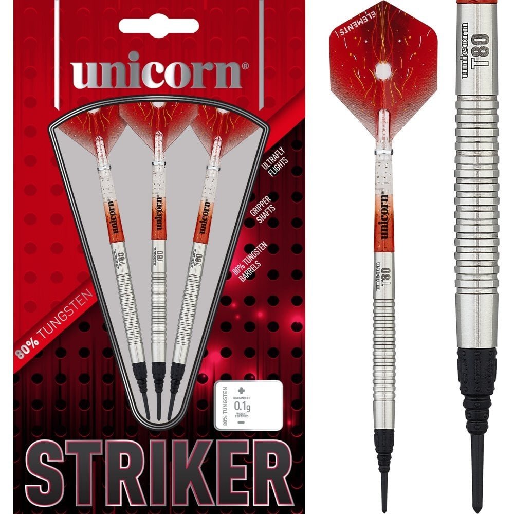 Unicorn Core XL Striker 2 80% Soft Tip Darts