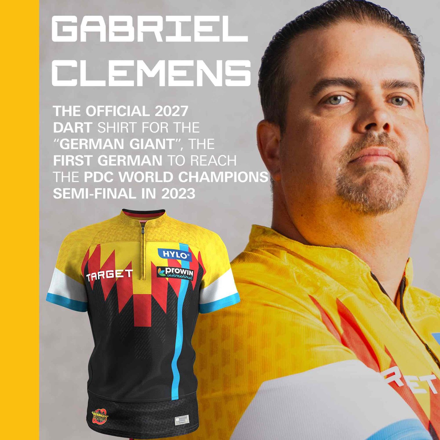 Target Gabriel Clemens Collarless 2027 Dartshirt - Dartshopper