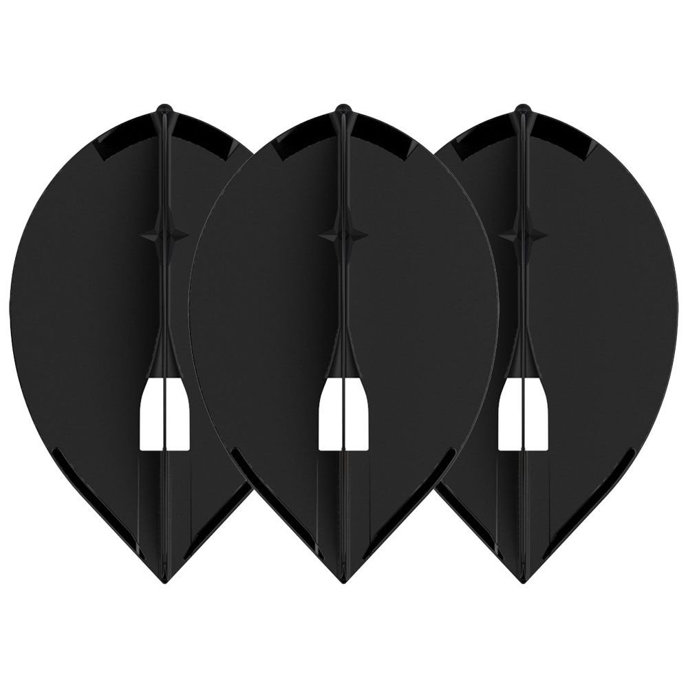 L-Style Champagne L2 Teardrop Black Darts Flights