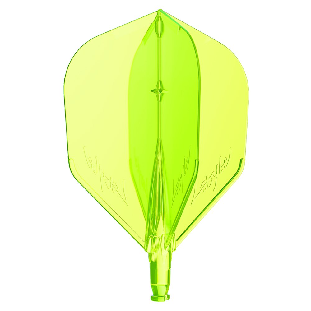 L-Style L-System L3 Clear Neon Yellow - Dart Flights
