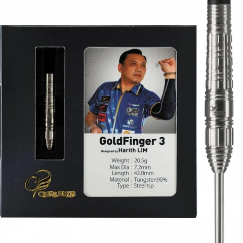 Cosmo Darts Harith Lim Goldfinger 3 90% Barrel Only