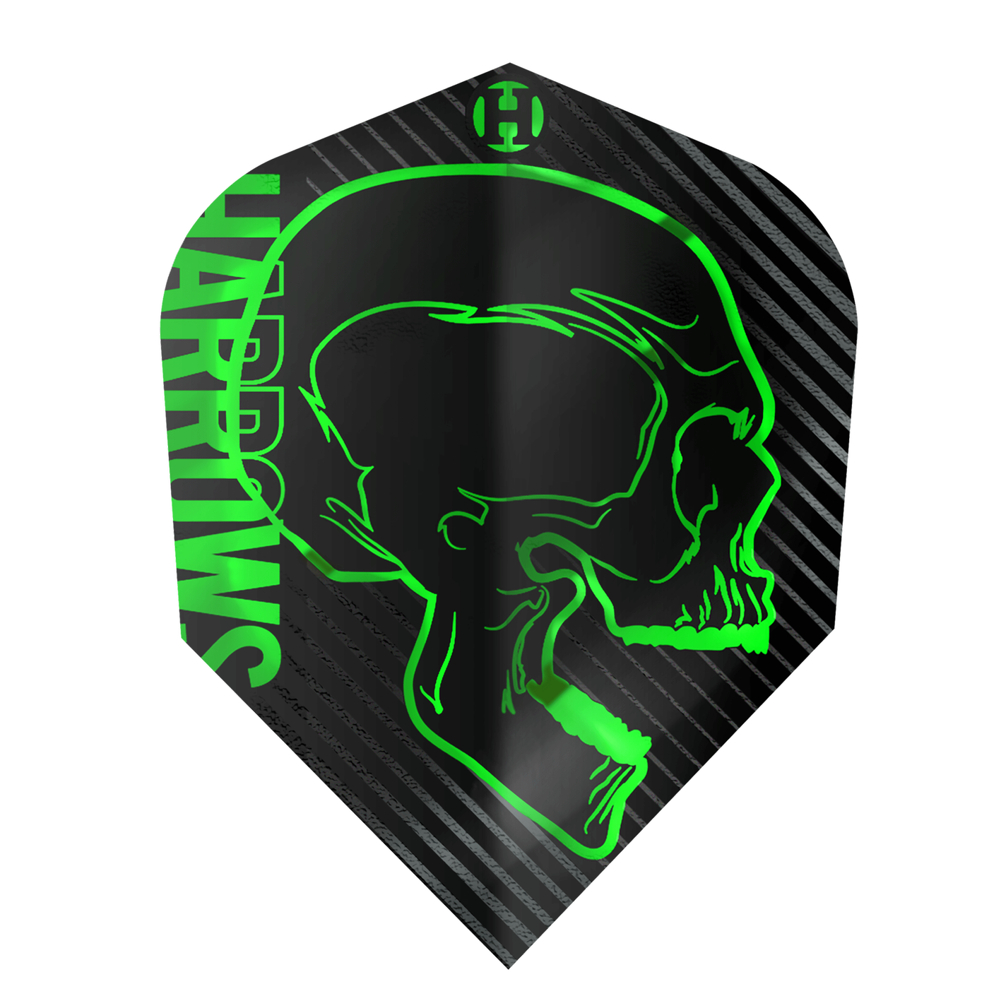 Harrows Rage Green NO6 - Dart Flights