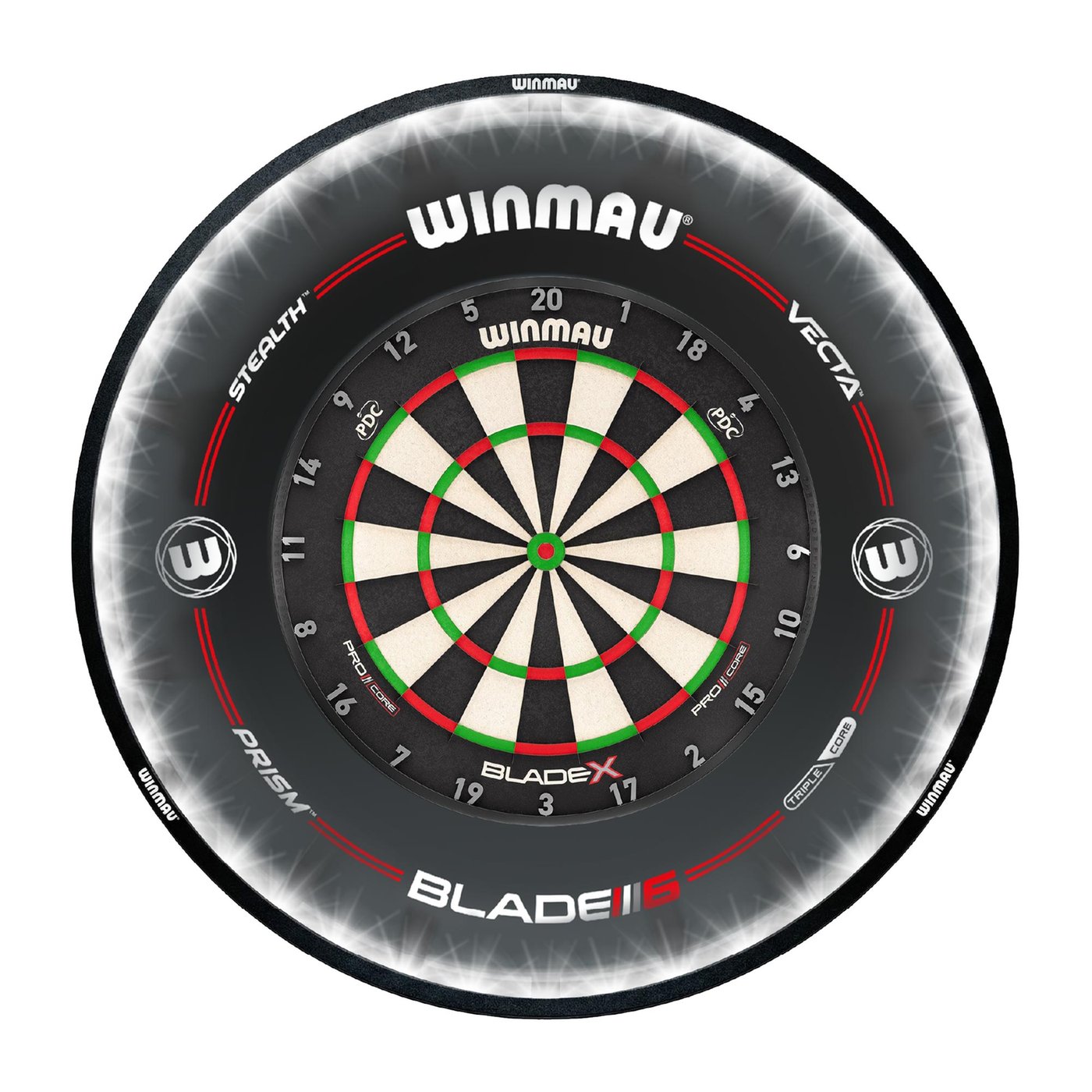 Winmau Blade X + Winmau Plasma + Winmau Pro-Line Surround - Dartset