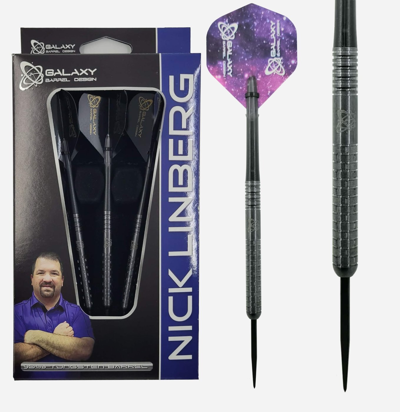 Galaxy Nick Linberg V2 90% - Dardos Punta de Acero