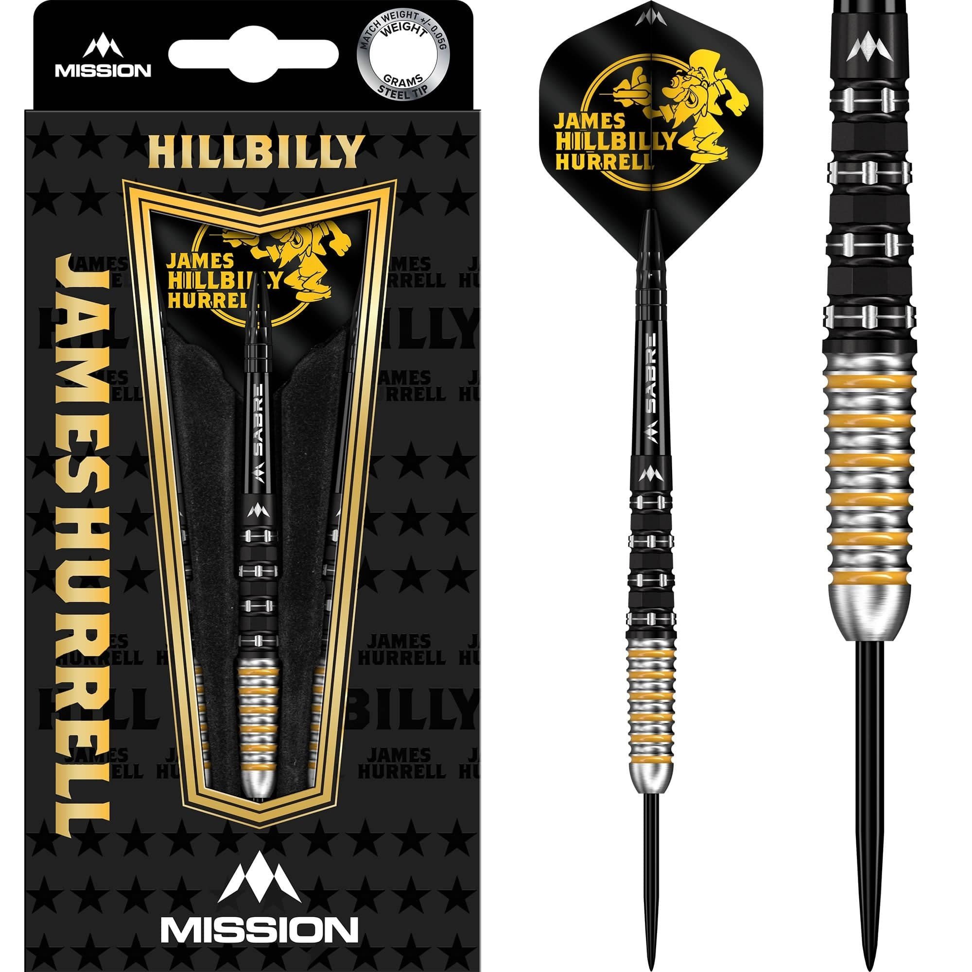 Mission James Hurrell V2 95% Steel Tip Darts