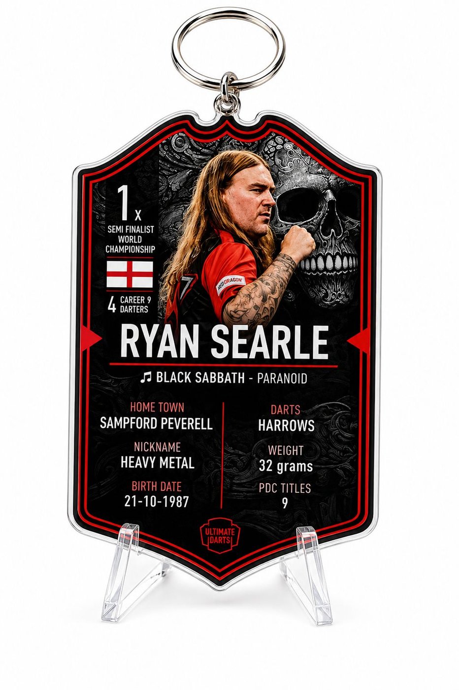 Ultimate Card Portachiavi Ryan Searle
