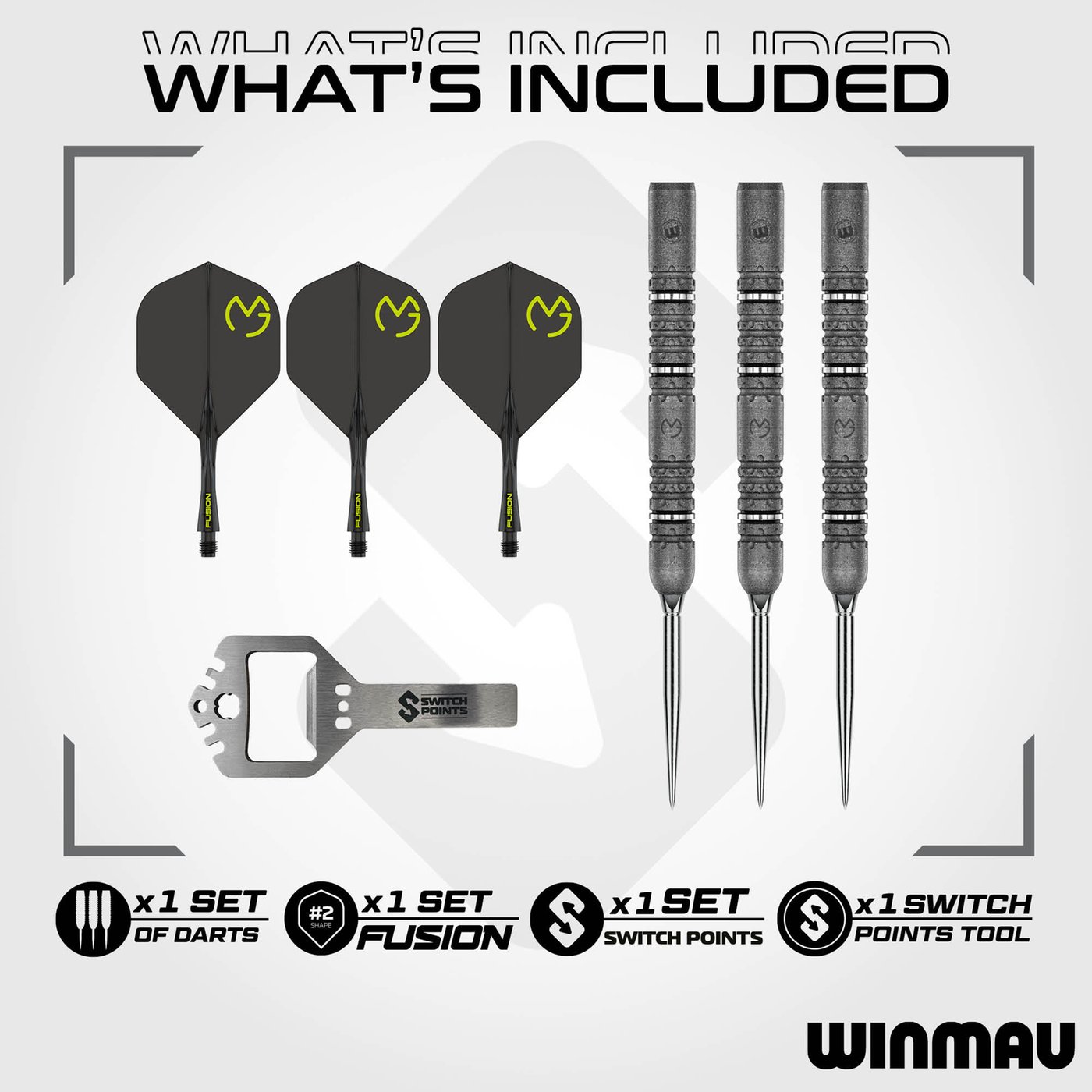 Winmau Michael van Gerwen Signature Edition Switch Point 90
