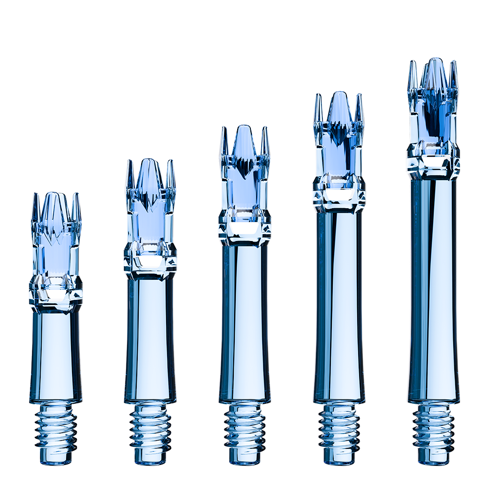 L-Style L-System Shafts Clear Blue - Dart Shafts