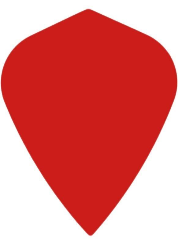 Poly Kite Red Darts Flights