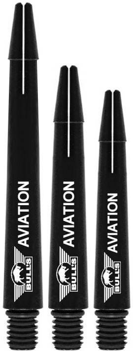 Bull's Aviation Black Darts Shafts