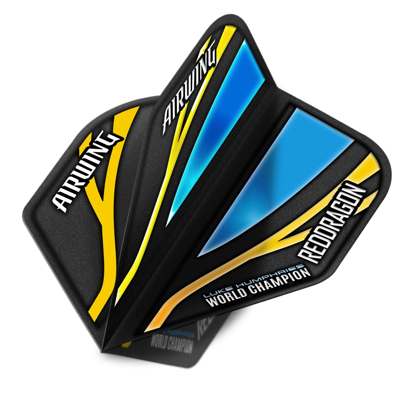 Red Dragon Airwing Luke Humphries World Champion Black Blue Darts Flights