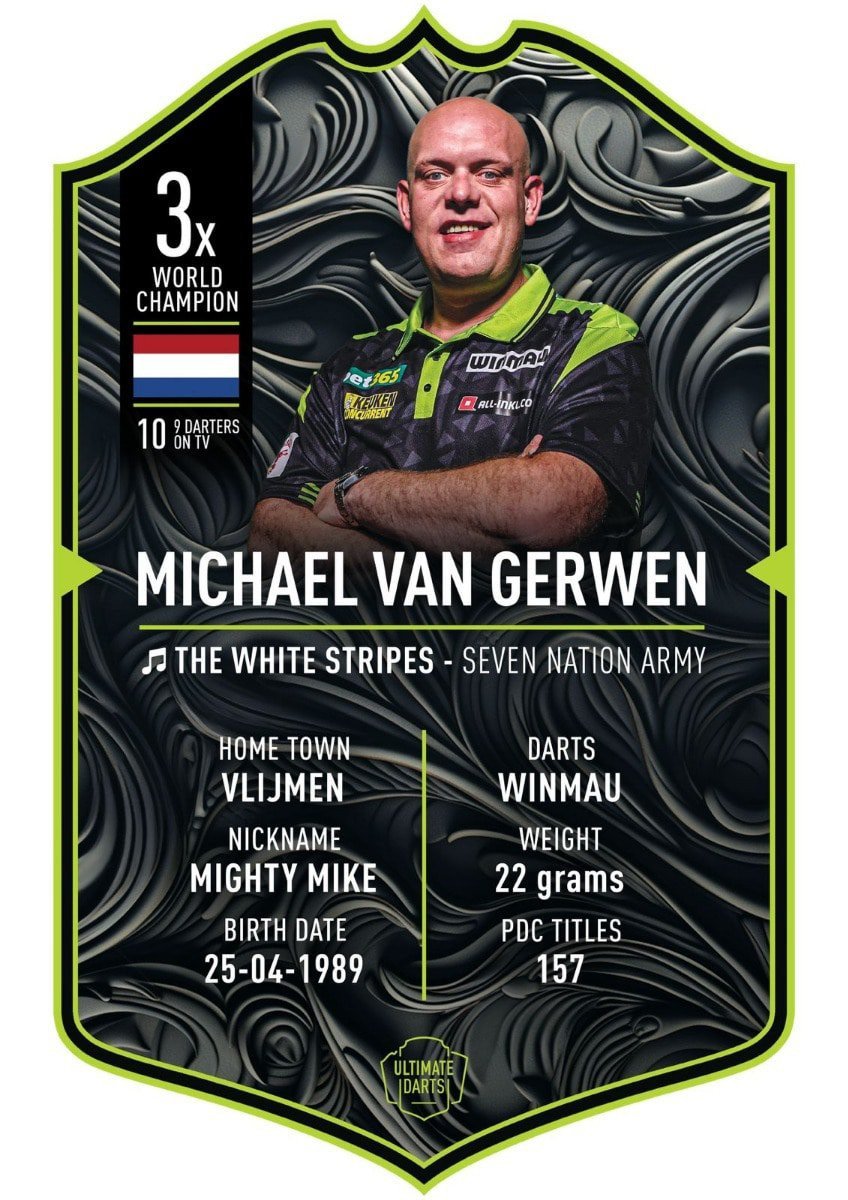 Ultimate Darts Card Michael van Gerwen 2025