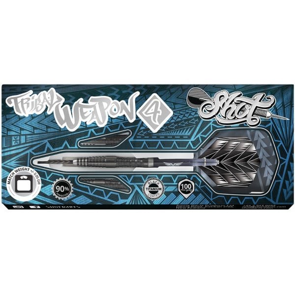 Shot! Tribal Weapon 4 90% - Steel Tip Darts - Dartshopper.com