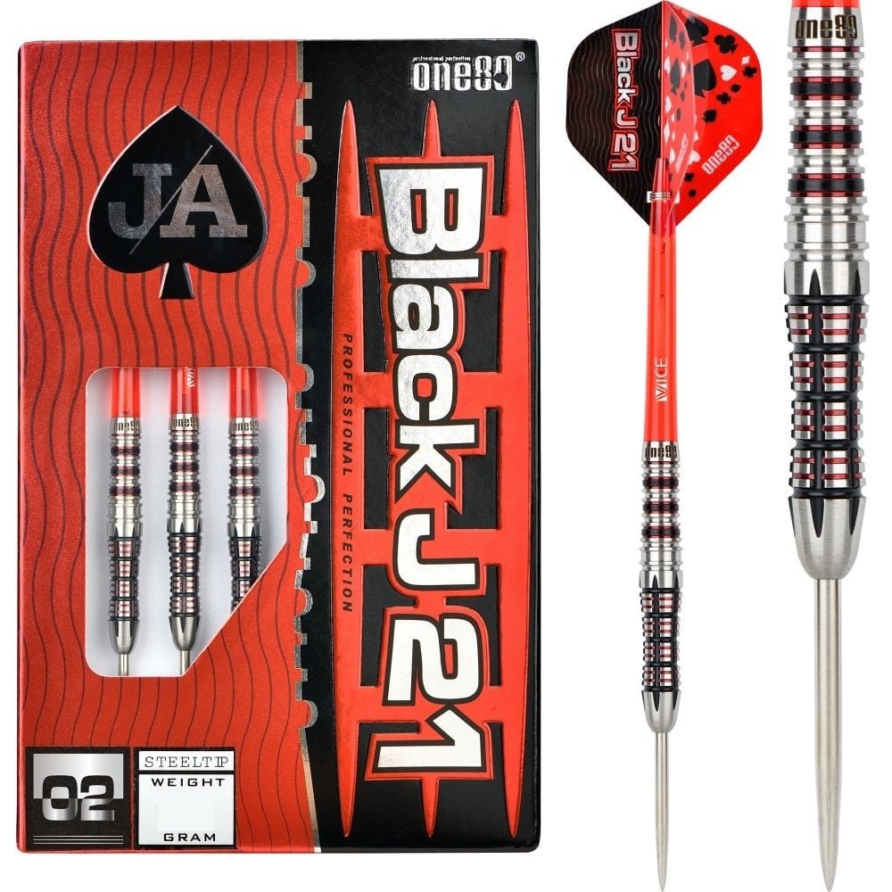 ONE80 Black J21 02 90% Darts