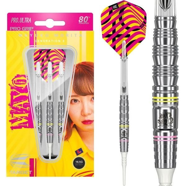 【新品】 TARGET MAYO G5 DARTS HIVE Limited Target Japan Mayuko Morito Mayo G3 80% Soft Tip Darts