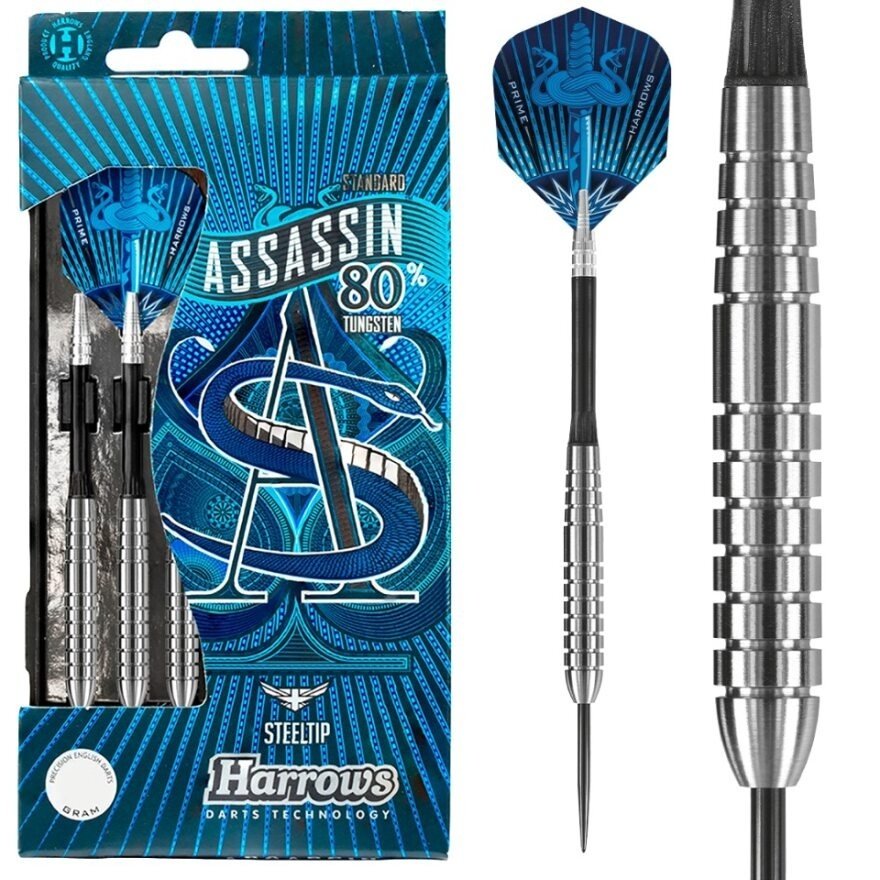 Harrows Assassin RG 80% 24 g - Steel Tip Darts