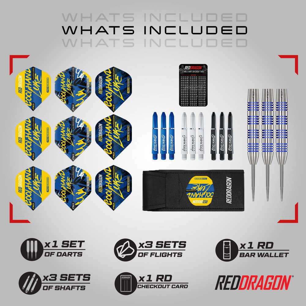 Lotki Red Dragon Luke Humphries Coolhand Champion Series 80% Ekskluzywna Edycja Dartshopper