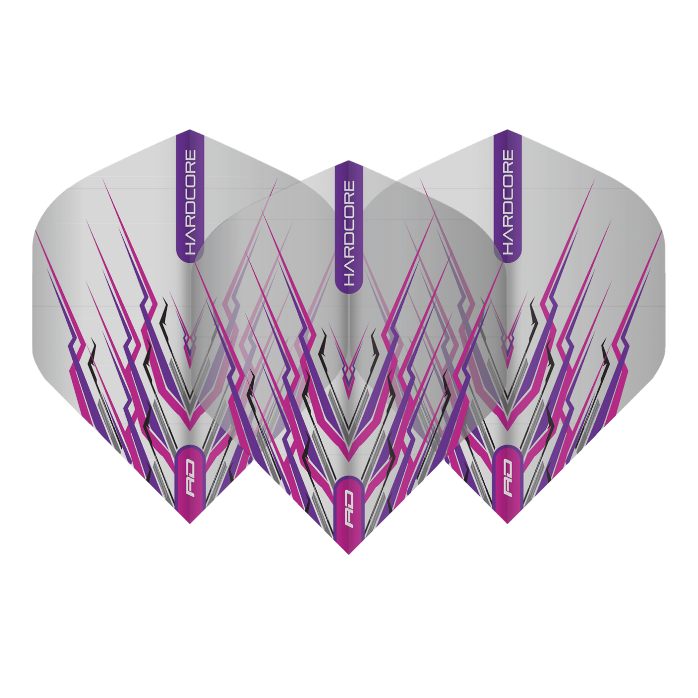 Red Dragon Peter Wright Hardcore Mohawk Purple Darts Flights