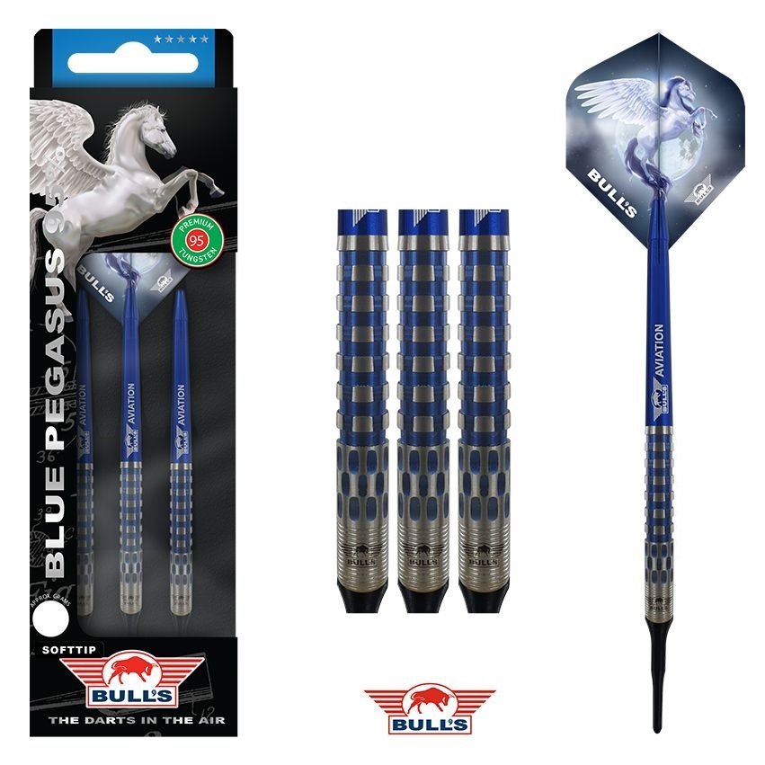 Bull's Blue Pegasus C 95% Soft Tip Darts