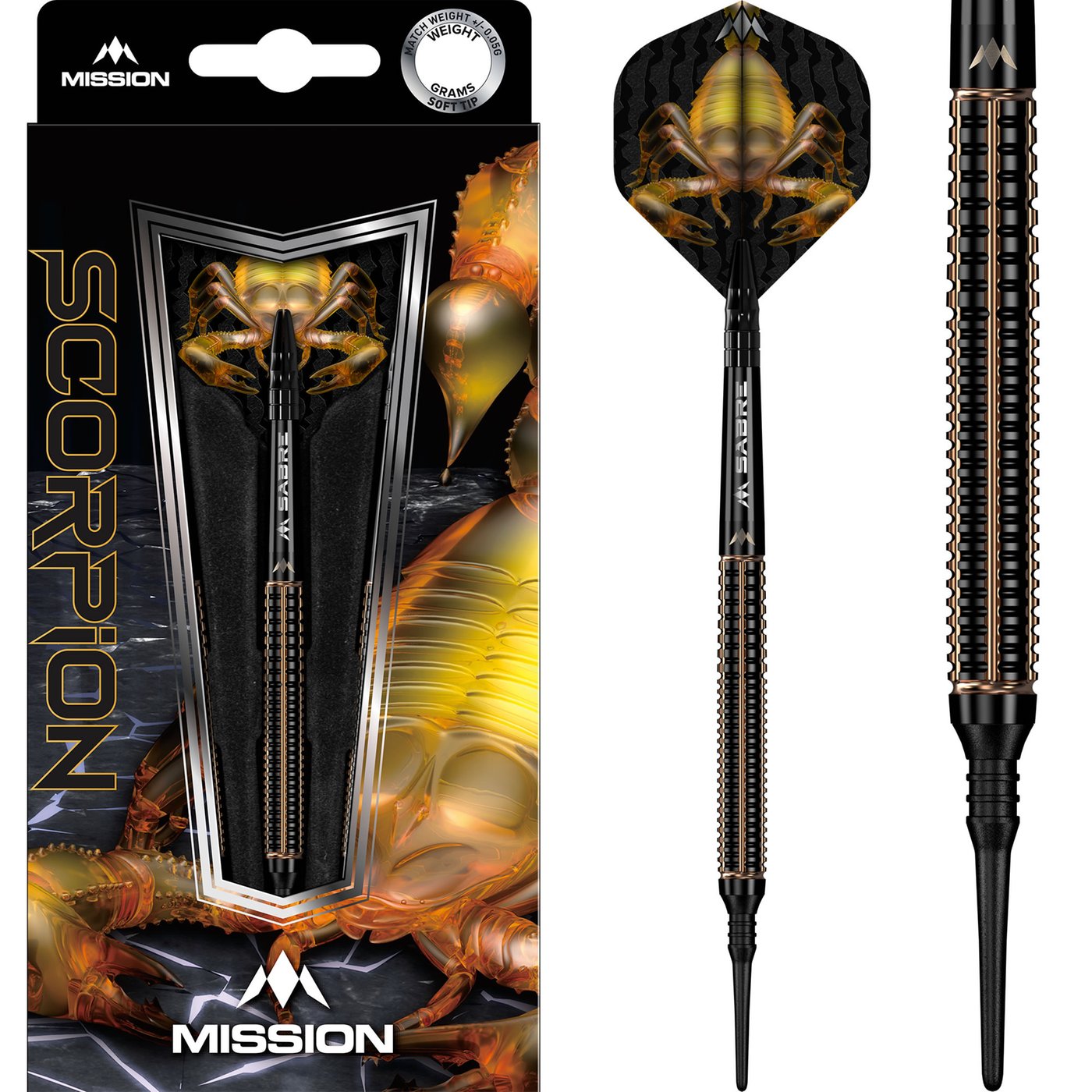 Mission Scorpion 90% Soft Tip Darts