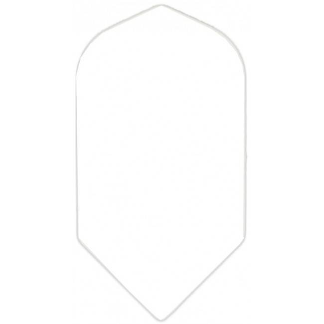 Poly Slim White - Dart Flights