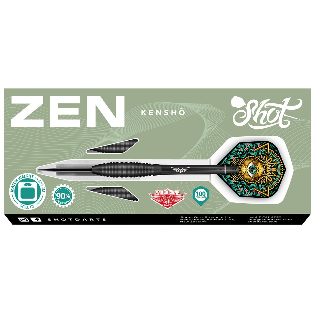 Shot Zen Kensho 90% Steel Tip Darts