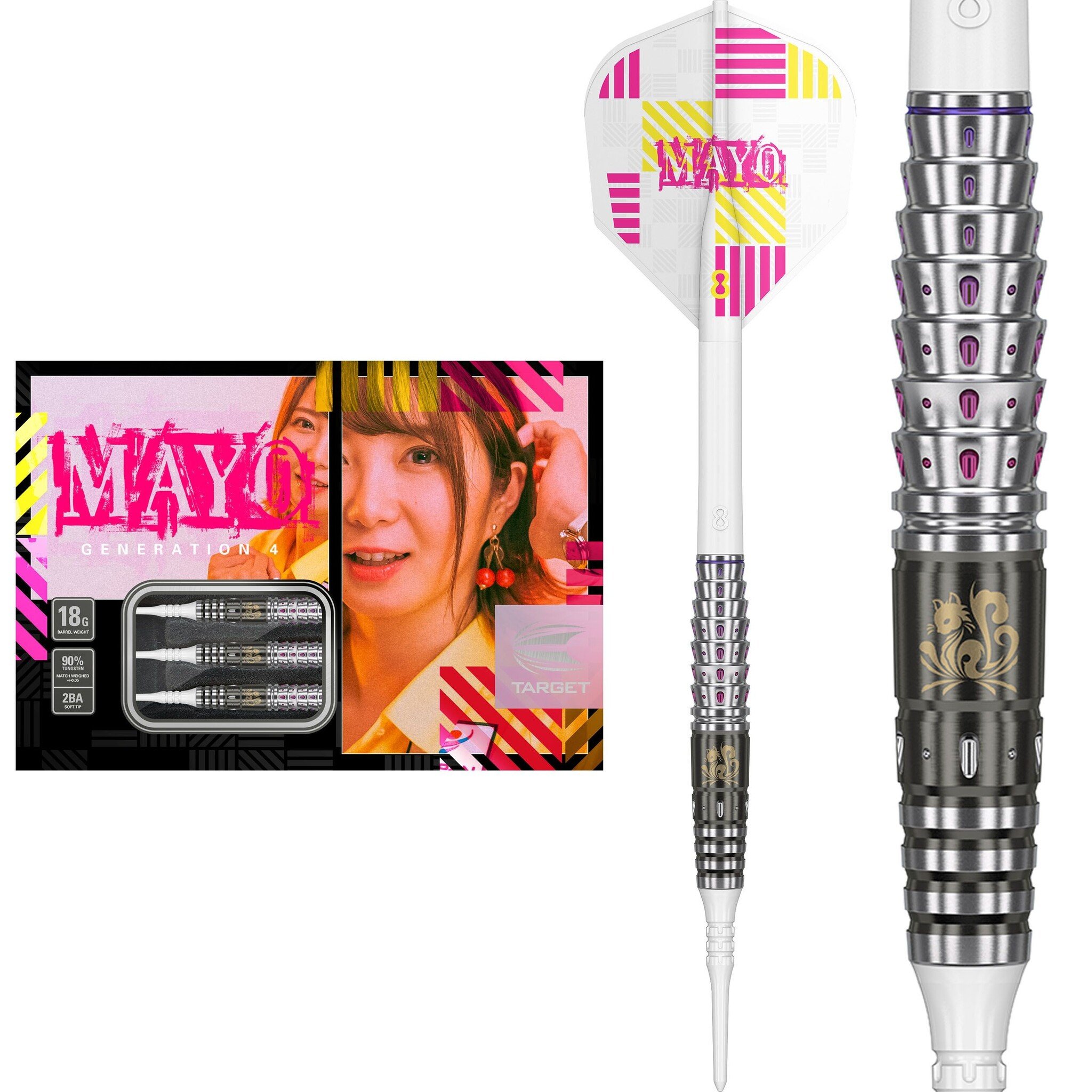 Target Japan Mayuko Morito Mayo G4 90% Soft Tip Darts