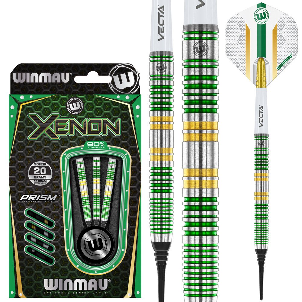 Dardos Winmau Xenon 90%  Punta de Plástico