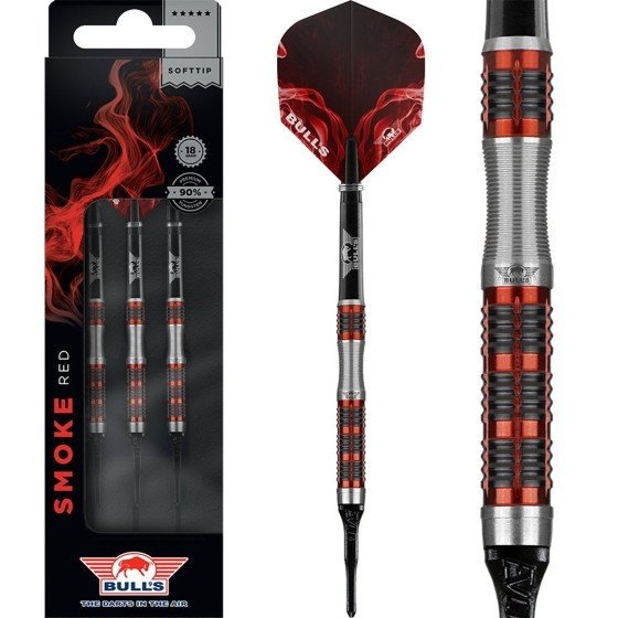 Bull's Smoke Red B 90% Soft Tip Darts