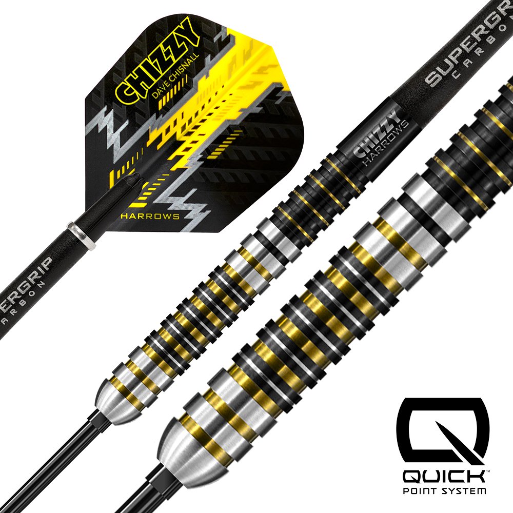 Harrows Dave Chisnall V1 Quick Point 90% - Dartpijlen - Dartshopper.nl