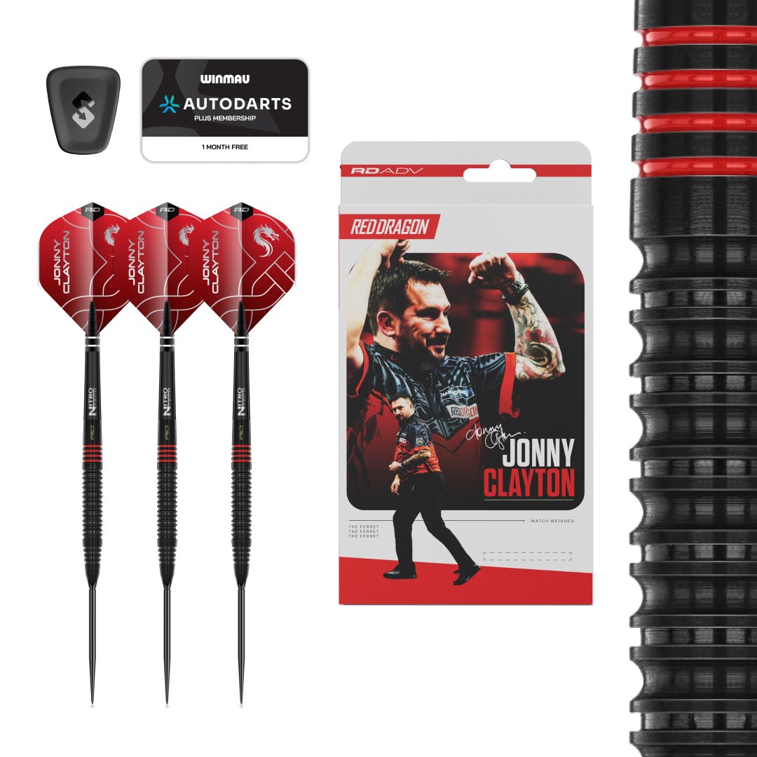 Red Dragon Jonny Clayton ADV Switch Point 90% - Dartpfeile