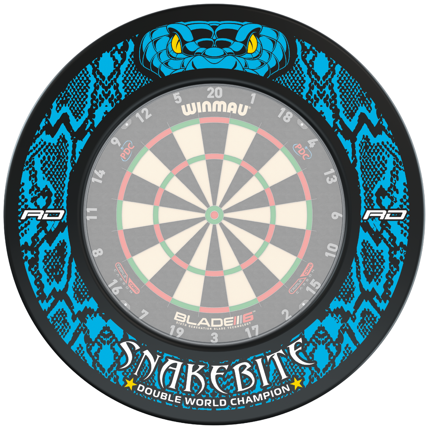 Red Dragon Snakebite Double World Champion Dartboard Surround