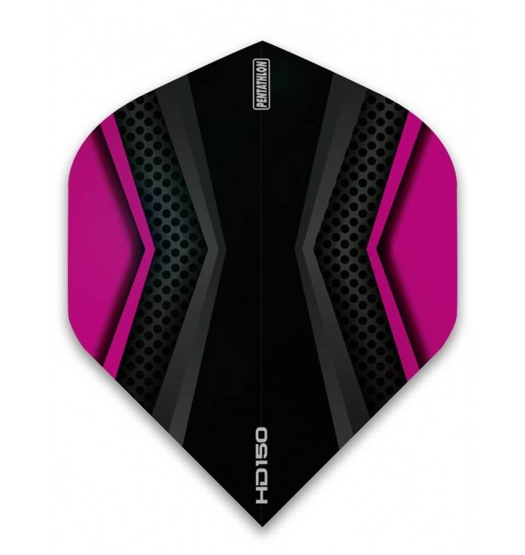 Pentathlon HD150 Black-Pink Darts Flights