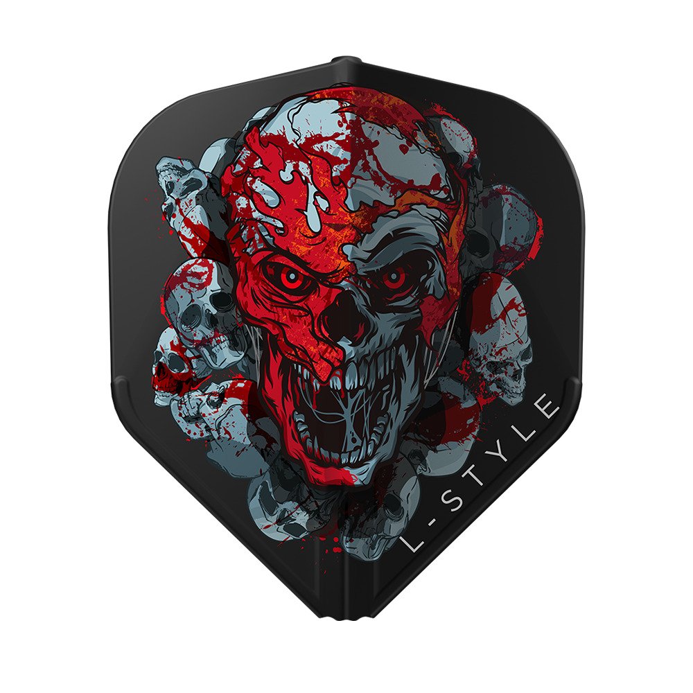 L-Style EZ L1 Ryan Searle V4 Black Dart Flights - Dartshopper
