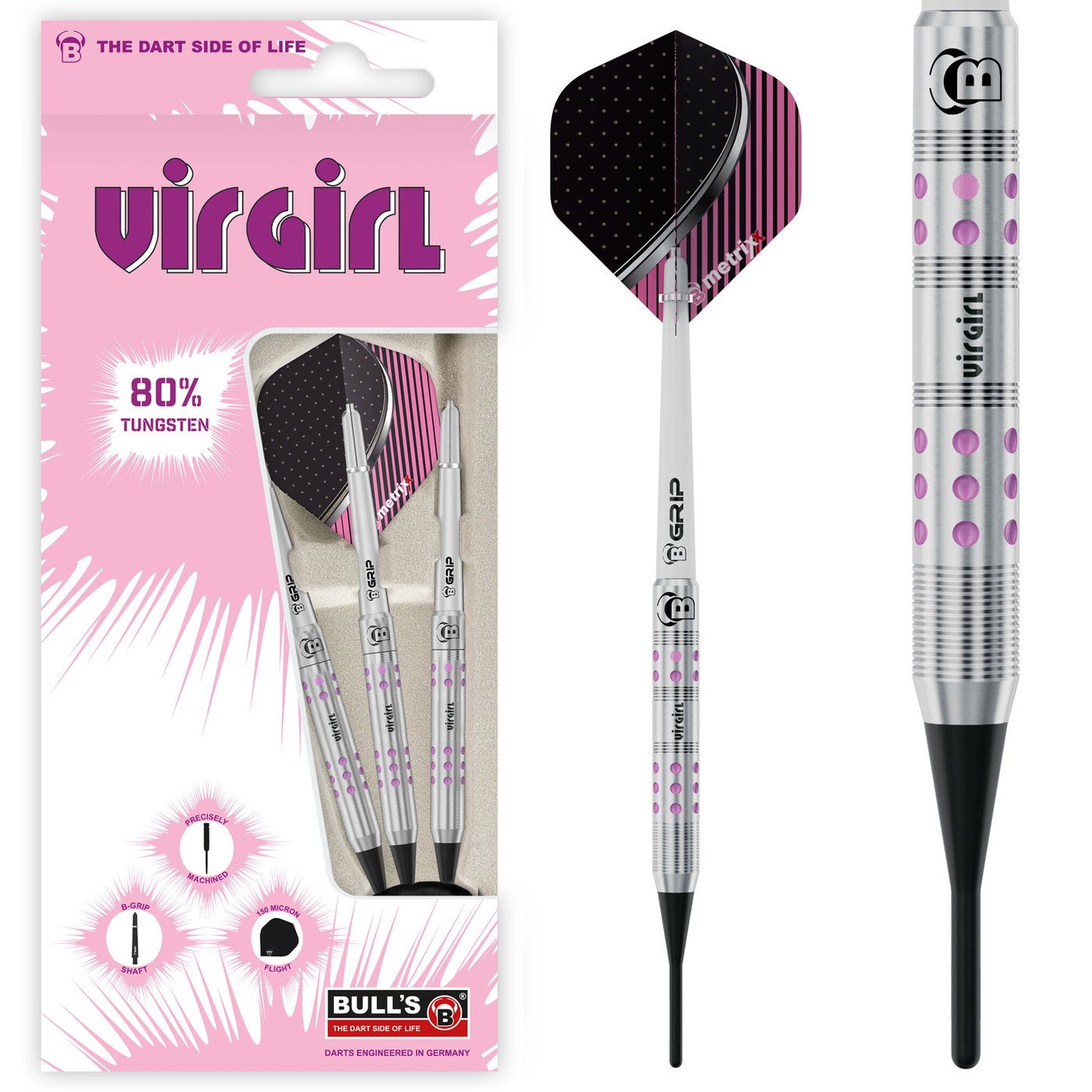 BULL'S Virgirl VR1 80% - Soft Tip Darts