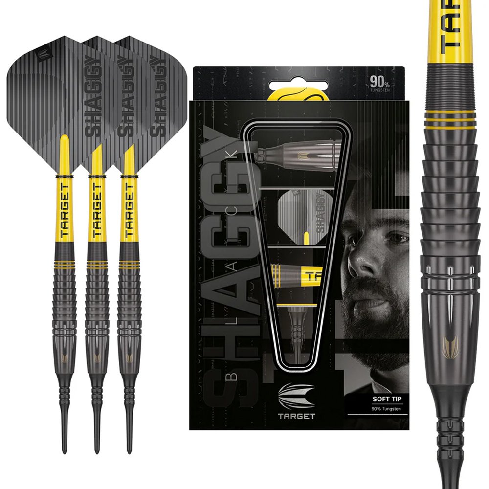 Target Scott Williams Black 90% - Soft Tip Darts - Dartshopper.co.uk