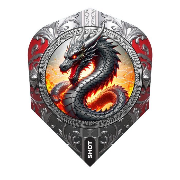 Shot Future Knights The Dragon NO6 - Dart Flights