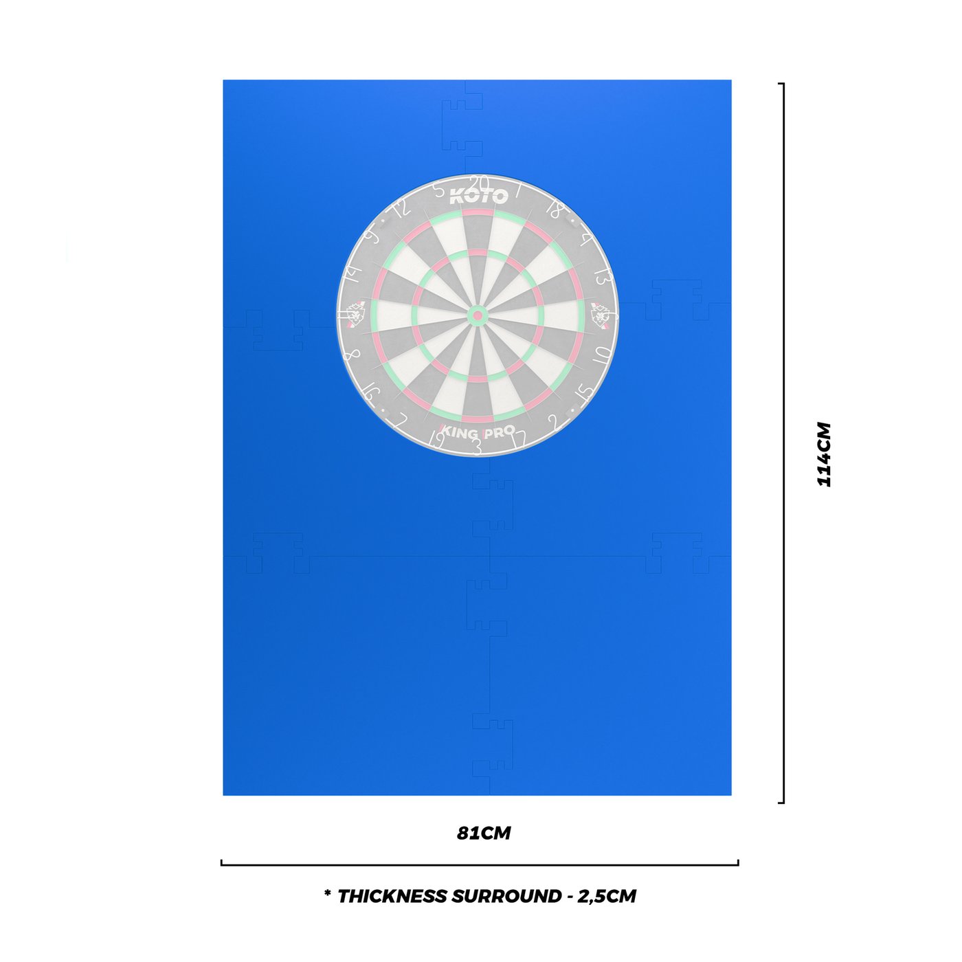 KOTO Square 6 PCS – Dartboard Surround