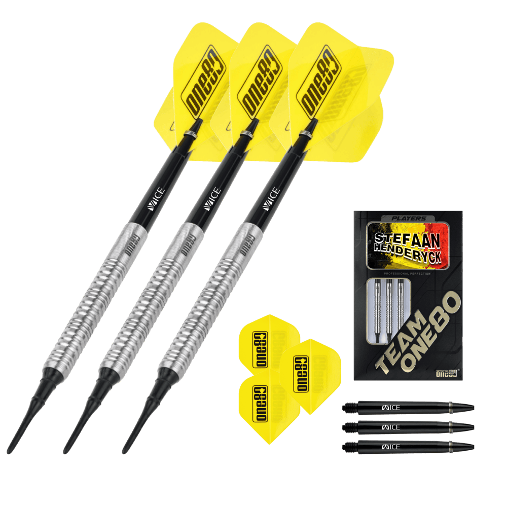 ONE80 Stefaan Henderyck 90% - Soft Tip Darts - Dartshopper.com