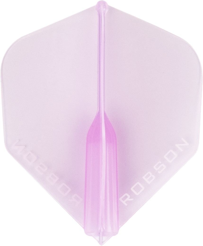 Robson Plus Crystal Clear Pink Std. - Dartflights