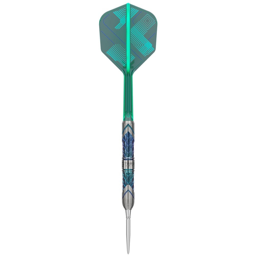Fléchettes Target Japan Ceros 03 Kaze - Tungstène 90%, Pointes Swiss, Ailettes K-Flex, 22G/24G/26G