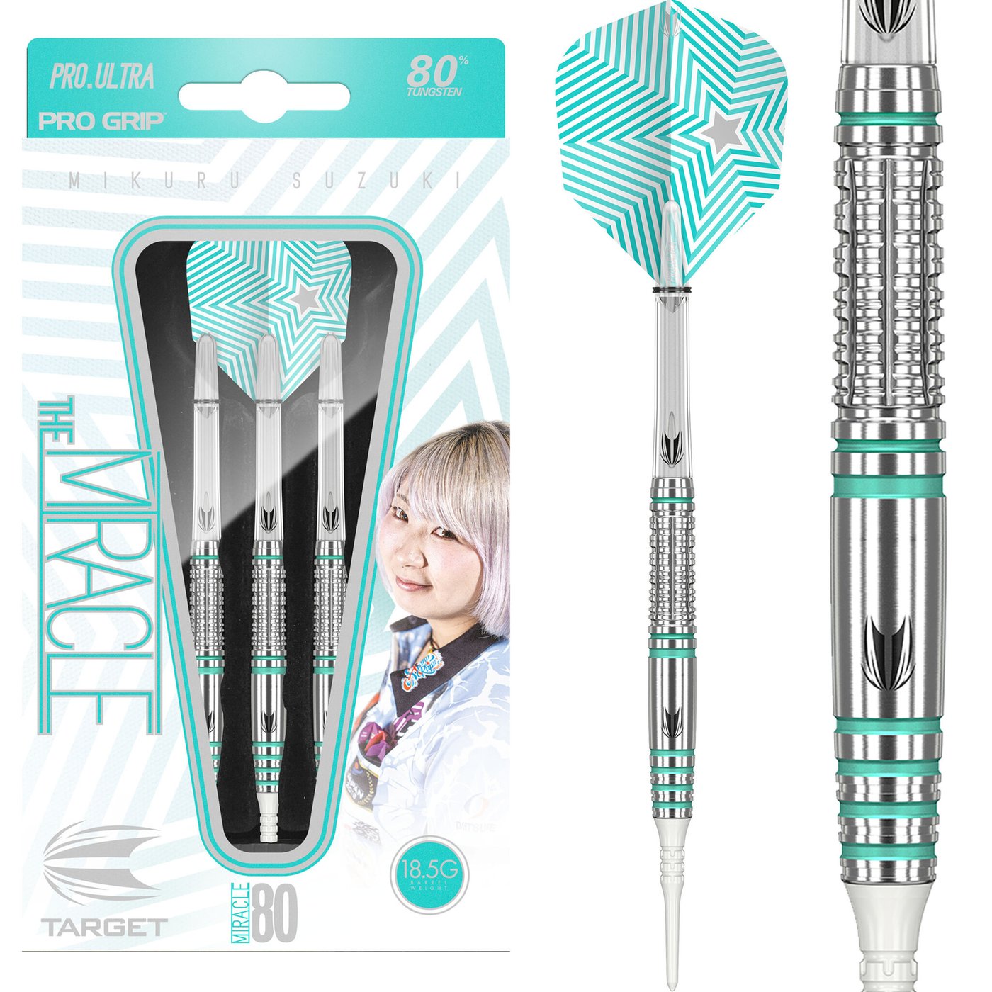 Target Japan Mikuru Suzuki The Miracle G1 80% Soft Tip Darts
