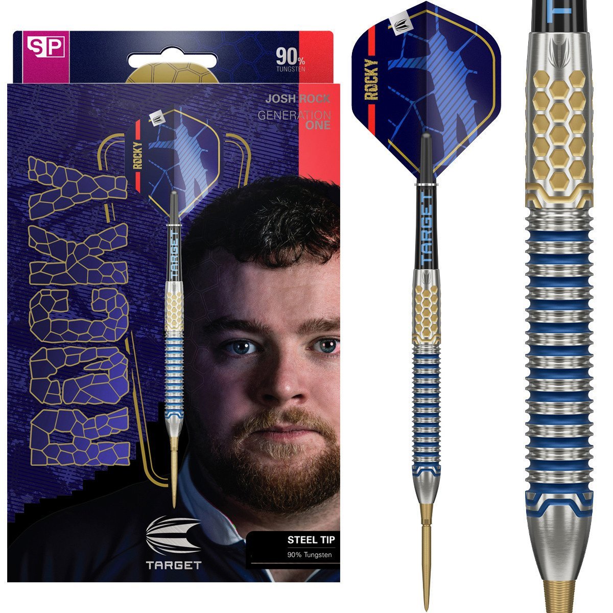 ダーツ TARGET JOSH ROCK G1 SWISS POINT STEEL Target Josh Rock G1 Swiss Point 90% Darts