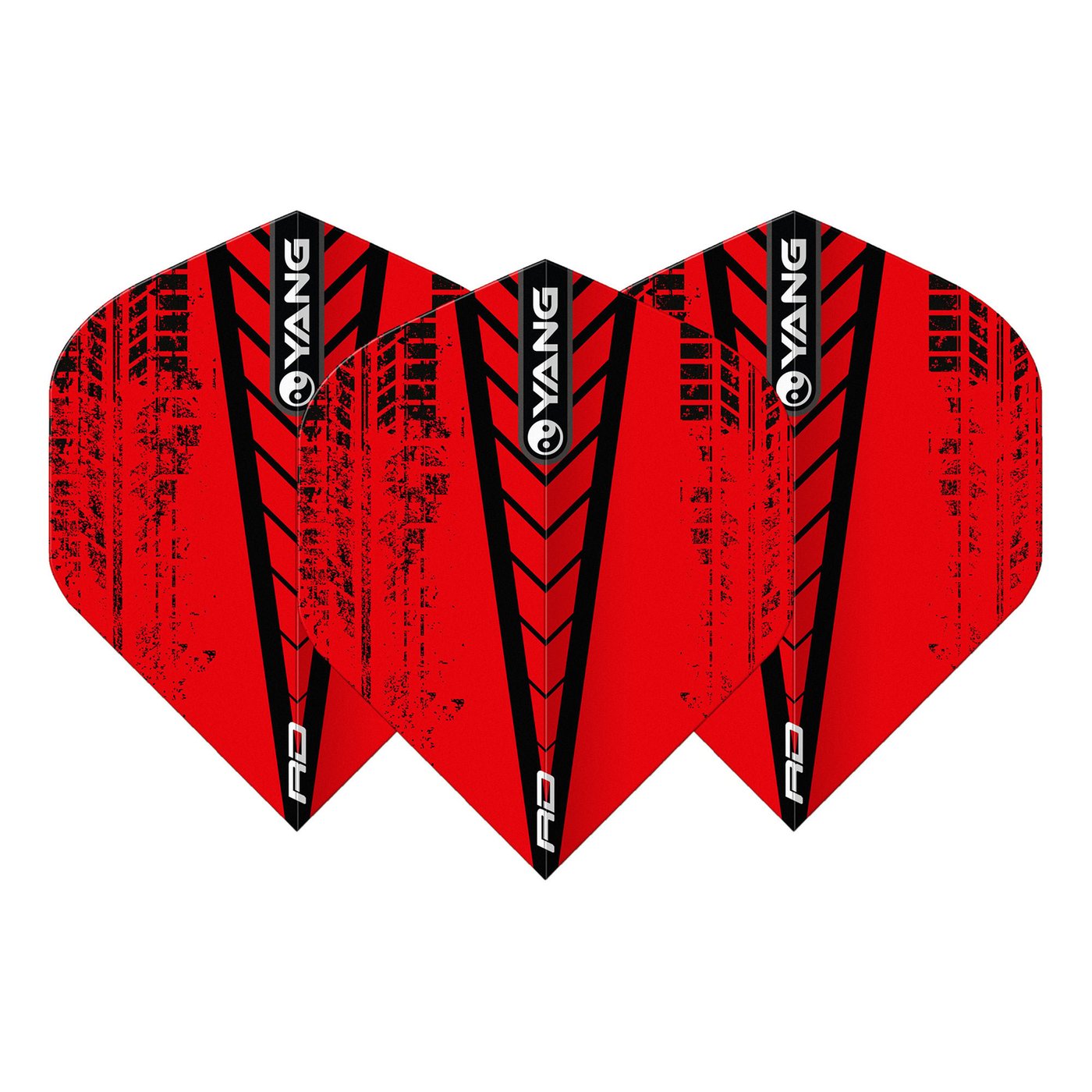 Red Dragon Yin Yang Red Black Darts Flights